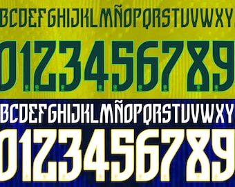 Font for Brazil's 2026 World Cup uniform