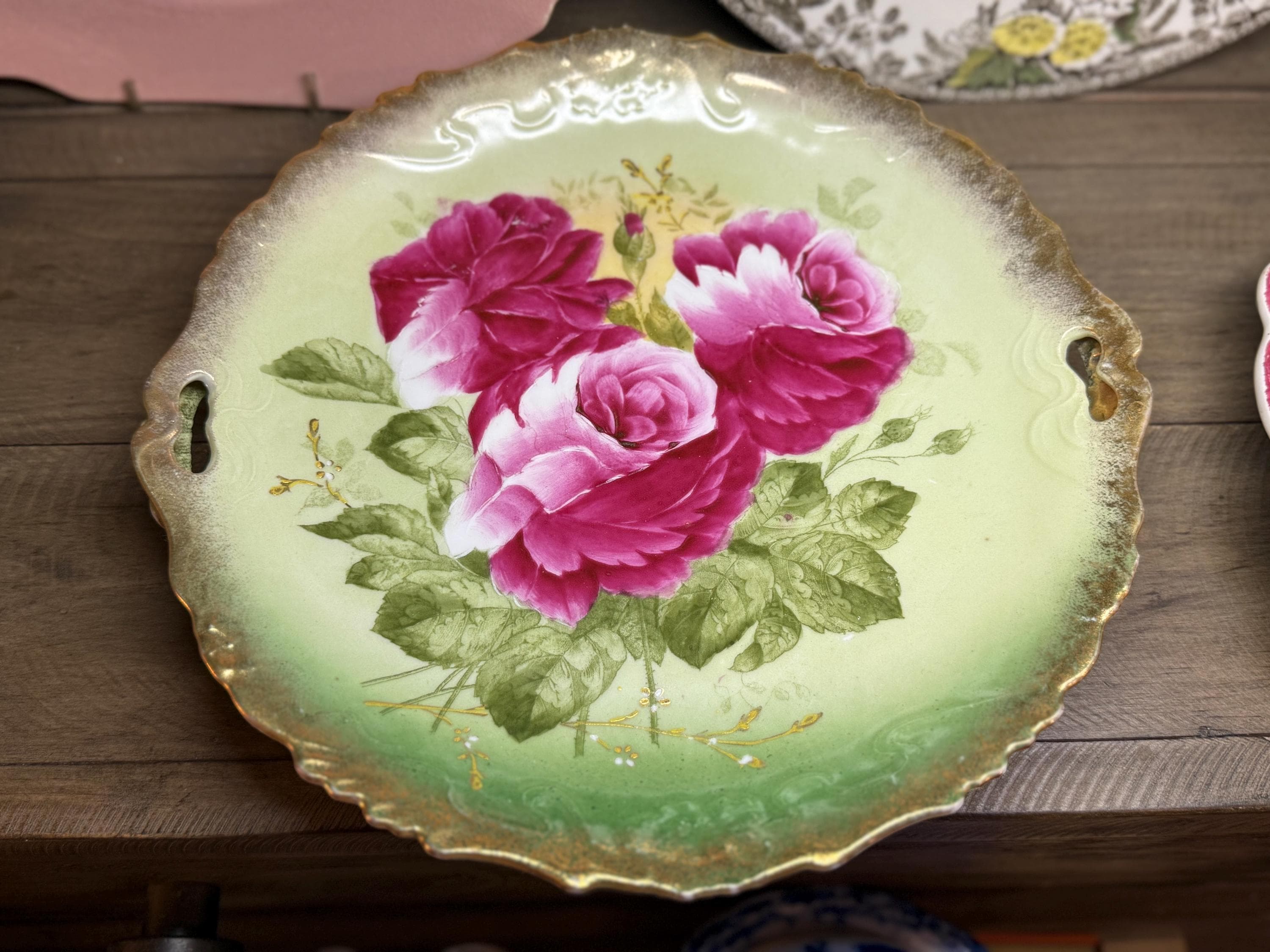 German Hand Painted Plates - Etsy