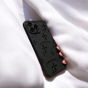 Cross Texture Silicone Phone Case: Shockproof Grip Cover for iPhone & Galaxy