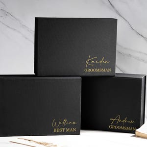 Aangepaste geschenkdoos bruidsjonkers, cadeaus bruidsjonkers, gepersonaliseerde geschenkdoos getuige, aangepaste lege geschenkdoos bruiloft, geschenkdoos bruidsjonker, geschenkdoos bruidsjonker