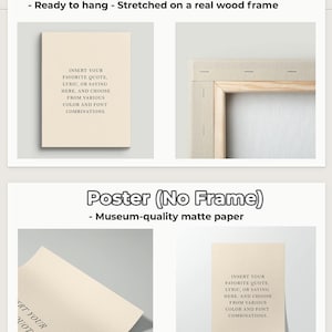 Custom Text Print Framed Custom Quote Print Typography Poster for Mum Custom Poem Print Wall Art Reading Personalized Text Art Gift for her image 7