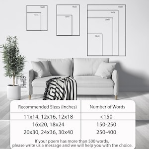 Custom Text Print Framed Custom Quote Print Typography Poster for Mum Custom Poem Print Wall Art Reading Personalized Text Art Gift for her image 20