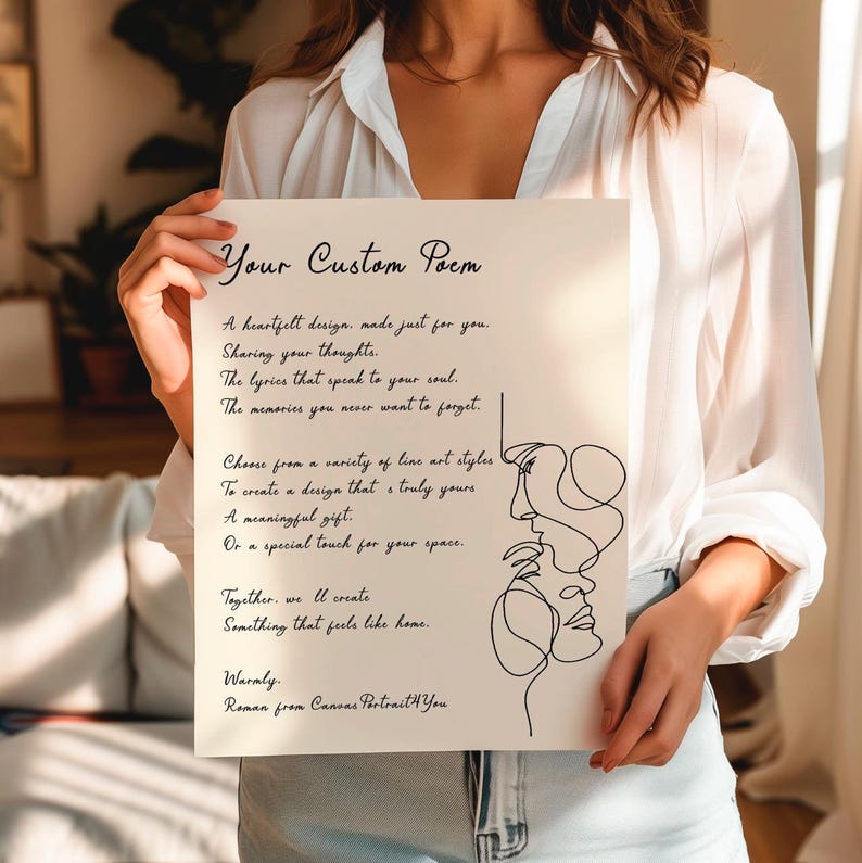 Custom Text Print Framed Custom Quote Print Typography Poster for Mum Custom Poem Print Wall Art Reading Personalized Text Art Gift for her image 19
