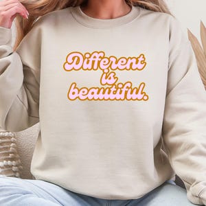 Einzigartiges Neurovielfalt Sweatshirt - anders ist schön