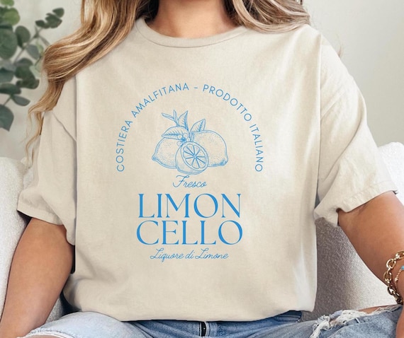 Limoncello Shirt, Amalfi Coast T-Shirt, Italian Summer Tee, Limoncello Lover Gift, Italy Vacation Shirt, Lemon Lover Gift, Italian Shirt