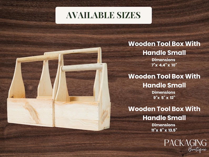 Customizable Wooden Basket with Handle,Handmade, Ideal for Gifts, Storage, and DIY Projects,Handmade Gift Box,Wooden Gift Basket imagen 2