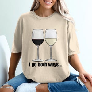 Wine Lovers T-Shirt, Red and White Wine Glasses Design, Funny Wine Shirt, Perfect Gift for Wine Enthusiasts, Unisex Wine Tee