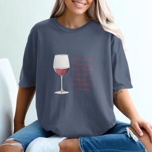 Funny Wine Lover T-Shirt, Valentines Gift Wine Quotes Tee, Wine Talking Not Me Graphic Shirt, Humorous Wine T-Shirt for Wine Enthusiasts