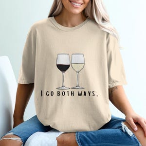 Wine Glass Graphic T-Shirt, Red and White Wine Shirt, Wine Lover Gift, Funny Wine Tee, Drinking Shirt, Wine Enthusiast Top, Unisex Shirt