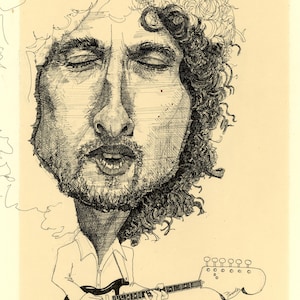 Bob Dylan illustration