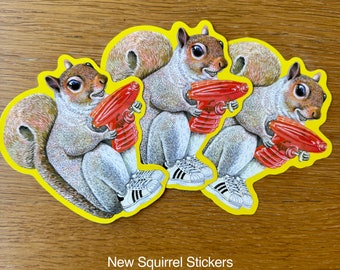 New Squirrel Stickers