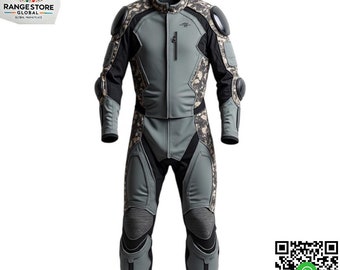 Custom made Motorbike racing suit - Top grain Kangaroo / Cowhide mild leather Motorcycle Racing Suits, With personalization & Free Shipping