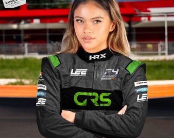 Go Kart Personalized Racing Suit CIK/FIA Level-2 Approved With Digital Sublimation Printing with Logos, Name, Number Flag and Free Shipping