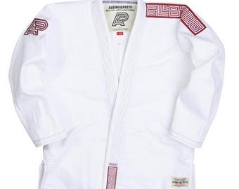 Albino & Preto Batch # 8 BRAND NEW Gi -Jiu Jitsu Kimono 450 GSM -Brazilian and Martial Arts Uniform -Free Shipping with Bag
