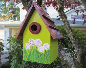 Outdoor Handmade Cedar Birdhouse