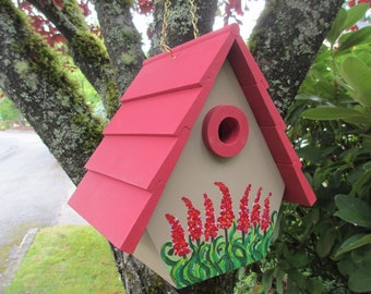 Handmade Outdoor Cedar Birdhouse