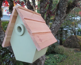 Outdoor Handmade Cedar Birdhouse