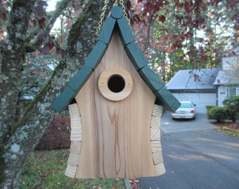 Outdoor Handmade Cedar Birdhouse