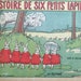 Story of the Six Little Rabbits: Charming Vintage French Hard Back Book , 1920's