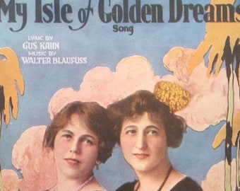 My BEST GIRL:  Antique Sheet Music—Sapphic Vibe, 1919 - LA