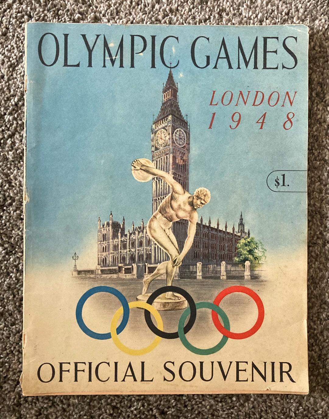 LONDON 1948: Olympic Games Official Souvenir Program FAB Or - Etsy