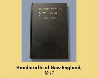 NEW ENGLAND Craft Book - Stately 1940's Piece