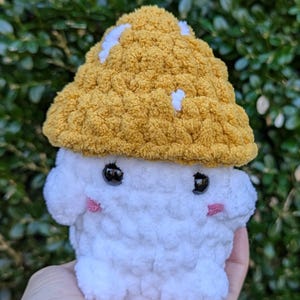 Mushroom Boy / Mushroom Plushie / Amigurumi / Stuffed Animal / Crochet