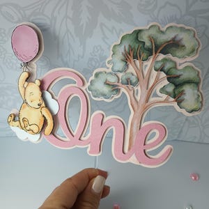 Cake Topper Winnie the Pooh/ Winnie the Pooh Birthday Decorations / Winnie the Pooh Birthday Party / Winnie the Pooh baby /
