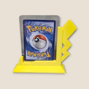 Single Top loader display! Pikachu card stand
