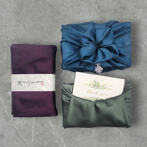 Handmade Korean Bojagi | 보자기  | Reusable Gift Wrap | 한국선물| Wedding Favor Keepsake Box| 답례품| 보자기선물| 한국전통 | 오설록| 약과|감사선물|Osulloc