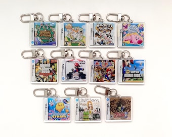 DS Game Cover Acrylic Keychain (NEW! - "Tomodachi Life")