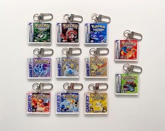 GAMEBOY (Color & Advance) Pkmn Game Cover Acrylic Keychain