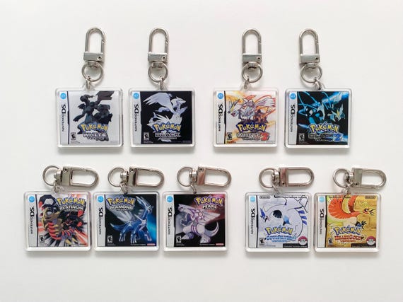 DS Pkmn Game Cover Acrylic Keychain - Etsy