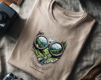 T-shirt graphique montagne, T-shirt de randonnée en plein air, T-shirt de randonnée de camping, Cadeau pour homme