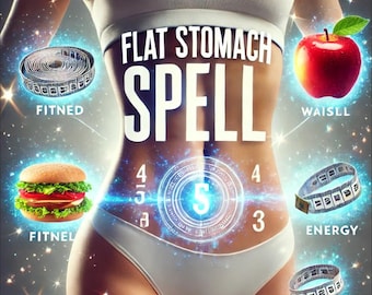 FLAT STOMACH SPELL - You enjoy life different when fit! (Read the description to find the spell benefits)