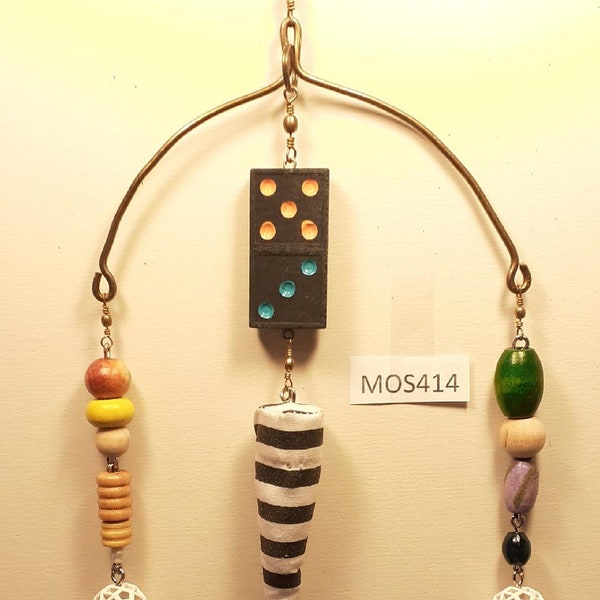 Mobile made from all recycled/re-purposed material