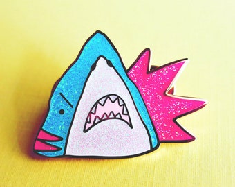 Boom Shark - Enamel Pin