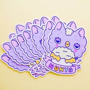Nunya Furby - Glossy Vinyl Sticker