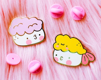 Nigiri Pals - Hard Enamel Pins (Your Choice of Style)