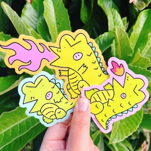 Godzilla - Glossy Vinyl Stickers (Single or Full Set)
