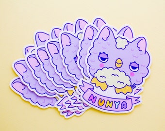 Nunya Furby - Glossy Vinyl Sticker