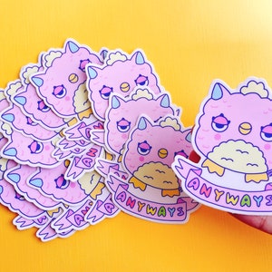 Anyways Furby Glossy Vinyl Sticker image 3