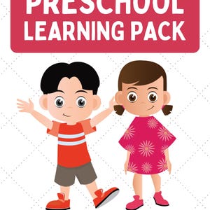 Back to School Preschool Learning Pack | 18 Pages A4 PDF | Colourful Worksheets | Printable Early Years Activities