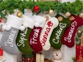 Personalized Family Christmas stockings,Knitted Stocking with Name,Dog Bone Stockings, Pet Stockings,Holiday Stockings,Holiday Decor Gift