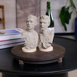 Pottery Turntable Beechwood 12” – Smooth-Spinning Wheel for Clay Sculpting, Ceramic Work & Cake Decorating