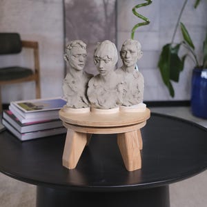 Pottery Turntable Beechwood 10” – Rotating Wheel for Clay Modeling, Ceramic Sculpting, Cake Decorating, Serving Tray Presentation Lazy Susan