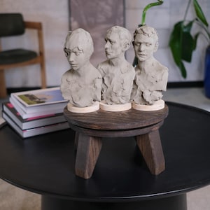 Beechwood 10” Pottery Turntable – Rotating Wheel for Clay Modeling, Ceramic Sculpting, Cake Decorating, Serving Tray Presentation Lazy Susan