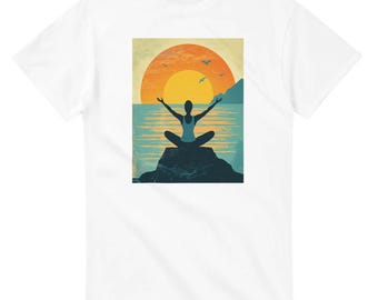 Yoga & Wellness Artwork II Tung unisex t-shirt med rund hals