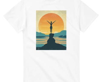 Yoga & Wellness Artwork I Tung unisex t-shirt med rund hals