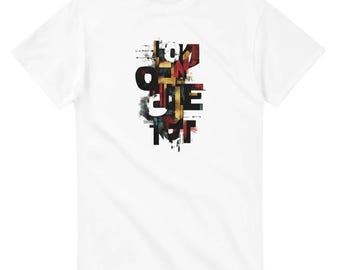 Collection d'art de t-shirts de typographie artistique - Coton résistant, coupe classique, tenue décontractée